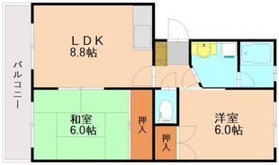 博多南駅 徒歩19分 3階の物件間取画像